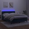 vidaXL &Kappa;&rho;&epsilon;&beta;ά&tau;&iota; Boxspring &mu;&epsilon; &Sigma;&tau;&rho;ώ&mu;&alpha; & LED &Sigma;&kappa;. &Mu;&pi;&lambda;&epsilon; 140x200&epsilon;&kappa;. &Beta;&epsilon;&lambda;&omicron;ύ&delta;&iota;&nu;&omicron;