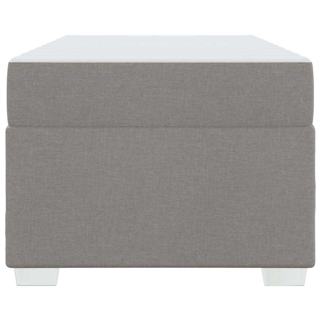 vidaXL Σκελετός Κρεβατιού Άλλο Taupe 90 x 200 cm ύφασμα