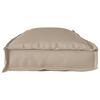 vidaXL Μαξιλάρι παλέτας για πάγκο Taupe 110 x 40 x 8 εκ Ύφασμα Oxford