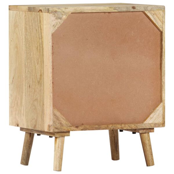 vidaXL Κομοδίνο 40 x 30 x 50 εκ. από Μασίφ Ξύλο Μάνγκο