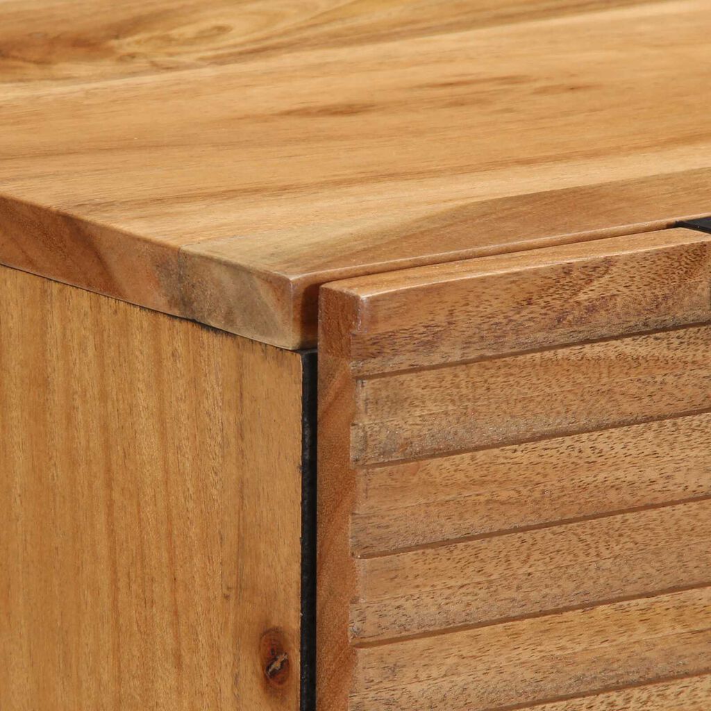 VidaXL Ντουλάπες 2 τεμάχια Καφέ 60x33x75 cm Μασίφ ξύλο ακακίας