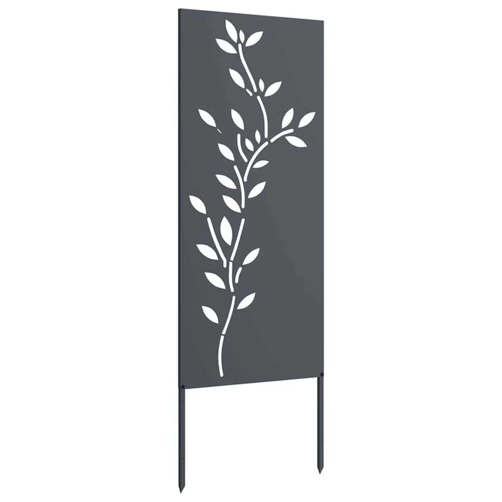 vidaXL Διακοσμητική Πλάκα Κήπου Ανθρακί 50 x 140 cm