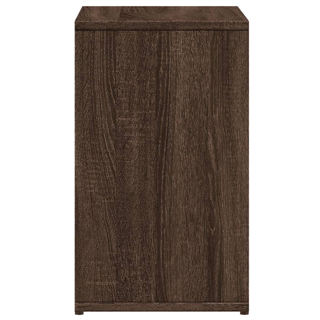 vidaXL Τραπεζάκια Σαλονιού 2 τεμ Καφέ Δρυς 50x30x50 εκ. Επεξ. Ξύλο