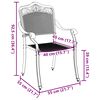 vidaXL Καρέκλα Κήπου 2 pcs Πράσινο 55 x 56.5 x 91εκ Αλουμίνιο