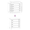 vidaXL Ντουλάπι Λευκό 68x39x73,5 εκ. από Χάλυβα Ψυχρής Έλασης