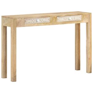 vidaXL &Tau;&rho;&alpha;&pi;έ&zeta;&iota; &Kappa;&omicron;&nu;&sigma;ό&lambda;&alpha; 110x30x75 &epsilon;&kappa;. &alpha;&pi;ό &Mu;&alpha;&sigma;ί&phi; &Xi;&epsilon;&beta;&alpha;&mu;&mu;έ&nu;&omicron; &Xi;ύ&lambda;&omicron; &Mu;ά&nu;&gamma;&kappa;&omicron;