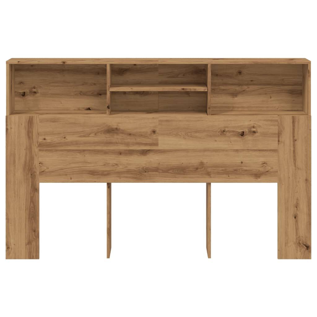 vidaXL Ντουλάπι κεφαλάρι Artisan Oak Κατασκευασμένο ξύλο
