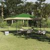vidaXL Σκηνή Canopy Pop-up Πράσινο 400 x 400 cm ύφασμα