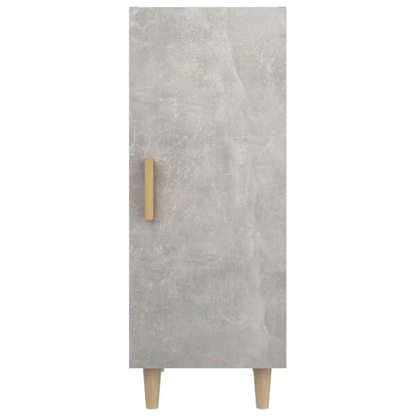 vidaXL Ντουλάπι Γκρι Σκυροδέματος 34,5x34x90 εκ. Επεξεργασμένο Ξύλο