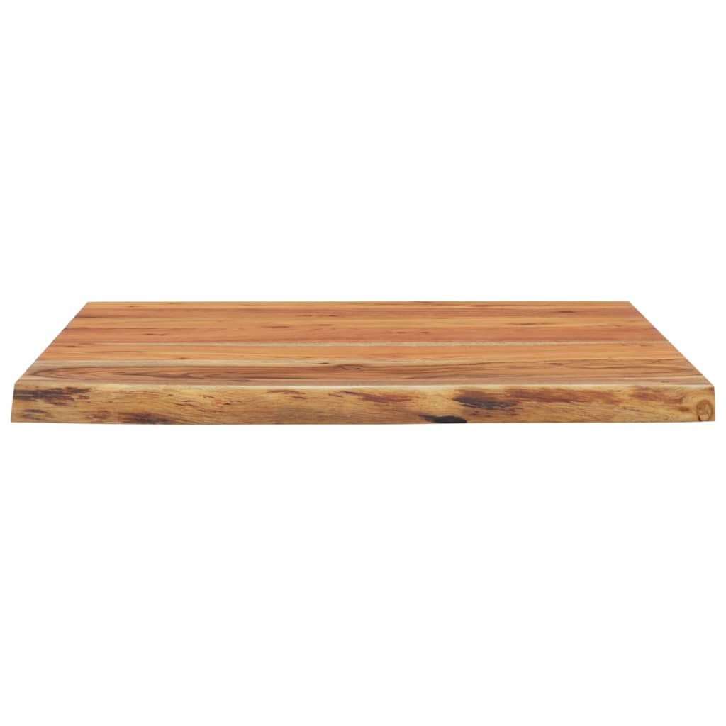 vidaXL Πάγκος Μπάνιου Ορθογώνιος 60x60x2,5 εκ. Μασίφ Ξύλο Οξιάς