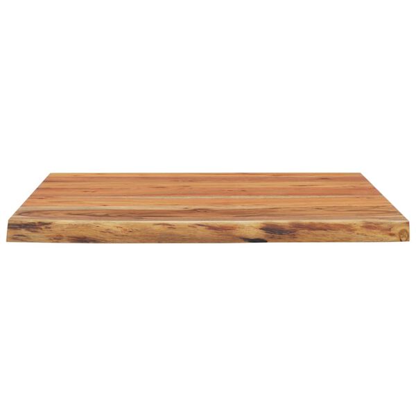 vidaXL Πάγκος Μπάνιου Ορθογώνιος 60x60x2,5 εκ. Μασίφ Ξύλο Οξιάς