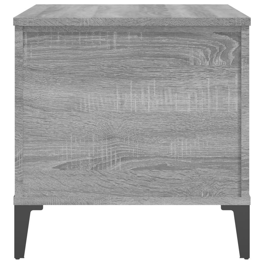 vidaXL Τραπεζάκι Σαλονιού Γκρι Sonoma 60x44,5x45εκ. Επεξεργασμένο Ξύλο