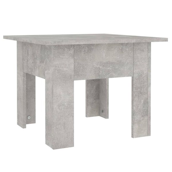 vidaXL Τραπεζάκι Σαλονιού Γκρι Σκυροδέματος 55x55x42 εκ. Μοριοσανίδα