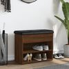 vidaXL Παπουτσοθήκη Καφέ Δρυς 62x32x50 εκ. από Επεξεργασμένο Ξύλο