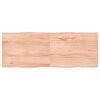 vidaXL Επιφ Τραπεζιού Αν Καφέ 160x60x(2-4)εκ.Ακατέργ. Μασίφ Ξύλο Δρυός