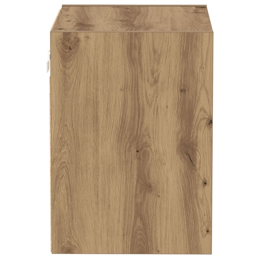 vidaXL Κρεμαστό Ράφι 2 τμχ Δρυός Artisan 40x28,5x40 εκ. Επεξεργασμένο Ξύλο