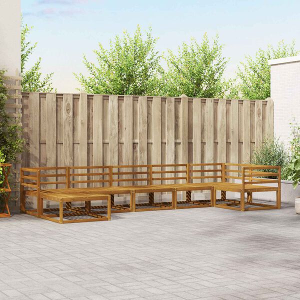 vidaXL &Sigma;&epsilon;&iota;&rho;ά &Kappa;&alpha;&nu;&alpha;&pi;έ &Epsilon;&xi;&omega;&tau;&epsilon;&rho;&iota;&kappa;&omicron;ύ 7 pcs &Phi;&upsilon;&sigma;&iota;&kappa;ό &Sigma;&tau;&epsilon;&rho;&epsilon;ό &Xi;ύ&lambda;&omicron; &Alpha;&kappa;&alpha;&kappa;ί&alpha;&sigmaf;