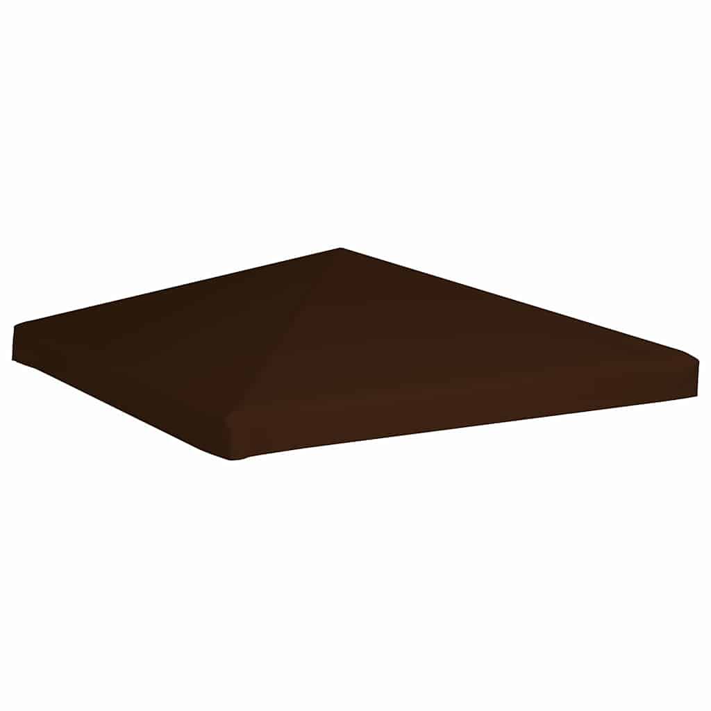 vidaXL Κάλυμμα για Κιόσκι Καφέ 3 x 3 μ. 310 γρ./μ²