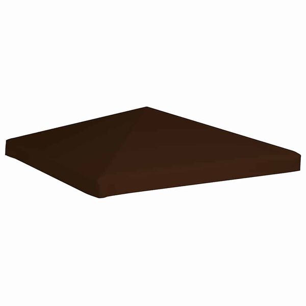 vidaXL Κάλυμμα για Κιόσκι Καφέ 3 x 3 μ. 310 γρ./μ²