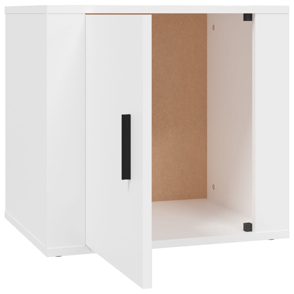 vidaXL Κομοδίνα 2 τεμ. Λευκά 50x39x47 εκ.