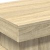 vidaXL Τραπεζάκι Σαλονιού με LED Sonoma Δρυς 50x50x40 εκ.