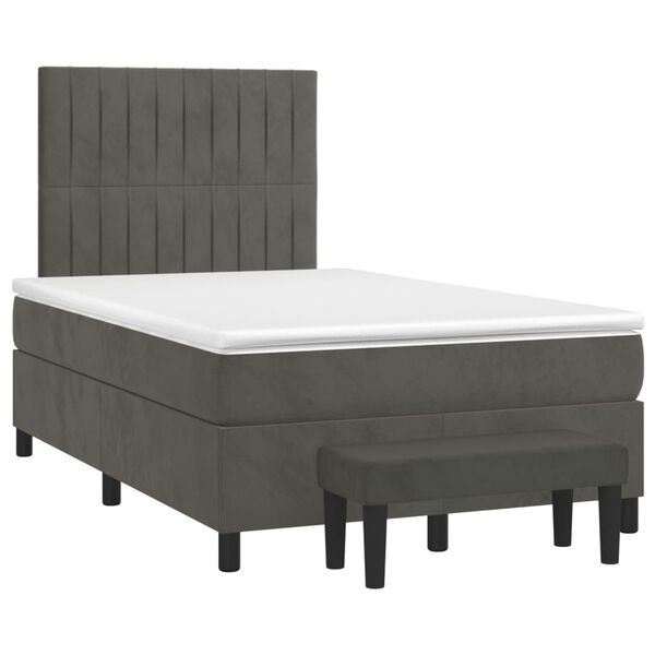 vidaXL &Kappa;&rho;&epsilon;&beta;ά&tau;&iota; Boxspring &mu;&epsilon; &Sigma;&tau;&rho;ώ&mu;&alpha; &Sigma;&kappa;&omicron;ύ&rho;&omicron; &Gamma;&kappa;&rho;&iota; 120x200 &epsilon;&kappa;. &Beta;&epsilon;&lambda;&omicron;ύ&delta;&iota;&nu;&omicron;