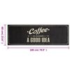 vidaXL &Chi;&alpha;&lambda;ί &Kappa;&omicron;&upsilon;&zeta;ί&nu;&alpha;&sigmaf; &Pi;&lambda;&epsilon;&nu;ό&mu;&epsilon;&nu;&omicron; &Epsilon;&pi;&iota;&gamma;&rho;&alpha;&phi;ή Coffee 60x180 &epsilon;&kappa;. &Beta;&epsilon;&lambda;&omicron;ύ&delta;&omicron;