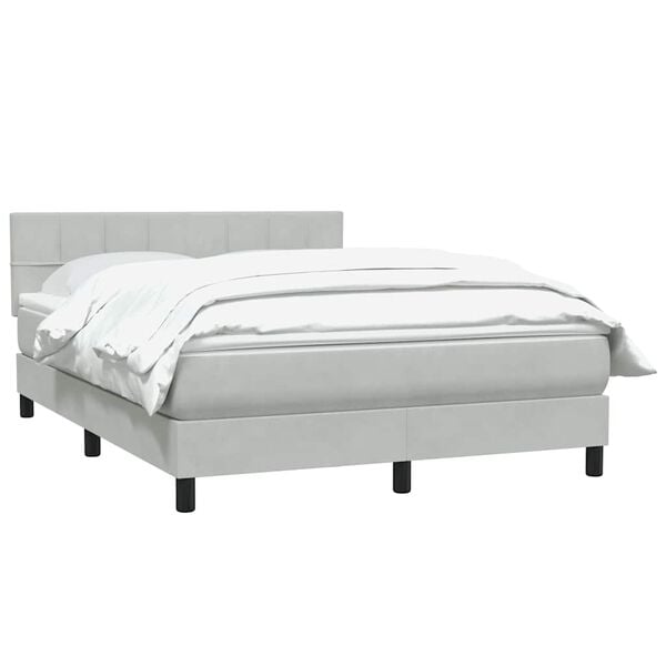 vidaXL &Kappa;&rho;&epsilon;&beta;ά&tau;&iota; Boxspring &mu;&epsilon; &Sigma;&tau;&rho;ώ&mu;&alpha; &Alpha;&nu;&omicron;&iota;&chi;&tau;ό &Gamma;&kappa;&rho;&iota; 160x220 &epsilon;&kappa;. &Beta;&epsilon;&lambda;&omicron;ύ&delta;&iota;&nu;&omicron;