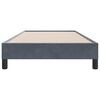 vidaXL Box Spring Κρεβάτι χωρίς στρώμα Σκούρο γκρι Βελούδινο