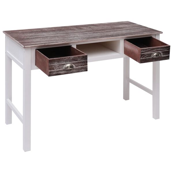 vidaXL Γραφείο Καφέ 110 x 45 x 76 εκ. Ξύλινο