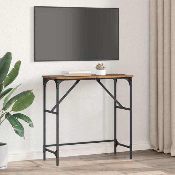 vidaXL &Tau;&rho;&alpha;&pi;έ&zeta;&iota; &kappa;&omicron;&nu;&sigma;ό&lambda;&alpha;&sigmaf; &Pi;&alpha;&lambda;&iota;ό &xi;ύ&lambda;&omicron; 75 x 32 x 75 &epsilon;&kappa;. &Epsilon;&pi;&epsilon;&xi;&epsilon;&rho;&gamma;&alpha;&sigma;&mu;έ&nu;&omicron; &xi;ύ&lambda;&omicron;