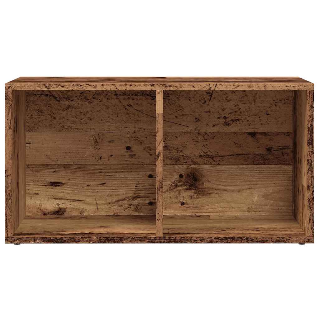 vidaXL LP Κουτί Αποθήκευσης Όψη Παλαιού Ξύλου 69,5x34x36 εκ. Επεξ.Ξύλο