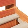vidaXL Σκελετός Κρεβ. Χωρίς Στρώμα Καφέ Κεριού 180x200 εκ Μασίφ Πεύκο
