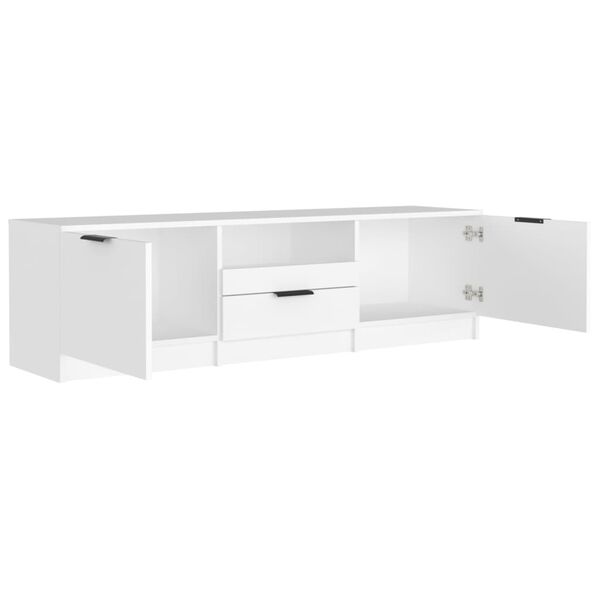 vidaXL Έπιπλο Τηλεόρασης Λευκό 140x35x40 εκ. από Επεξεργασμένο Ξύλο