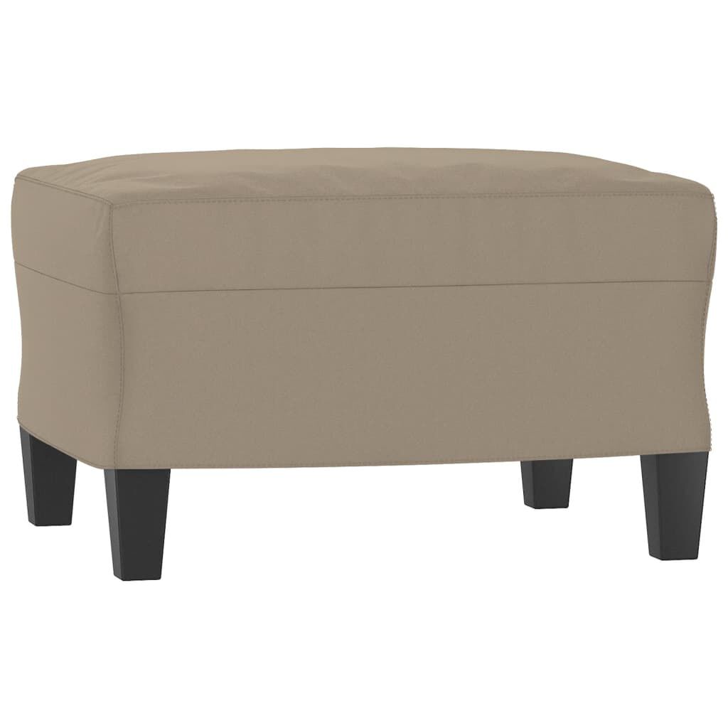 vidaXL Υποπόδιο Taupe 60 x 50 x 41 εκ. από Ύφασμα Μικροϊνών