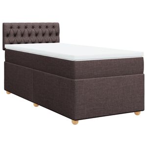 vidaXL &Kappa;&rho;&epsilon;&beta;ά&tau;&iota; Boxspring &mu;&epsilon; &Sigma;&tau;&rho;ώ&mu;&alpha; &Sigma;&kappa;&omicron;ύ&rho;&omicron; &Kappa;&alpha;&phi;έ 90x190 &epsilon;&kappa;. &Upsilon;&phi;&alpha;&sigma;&mu;ά&tau;&iota;&nu;&omicron;