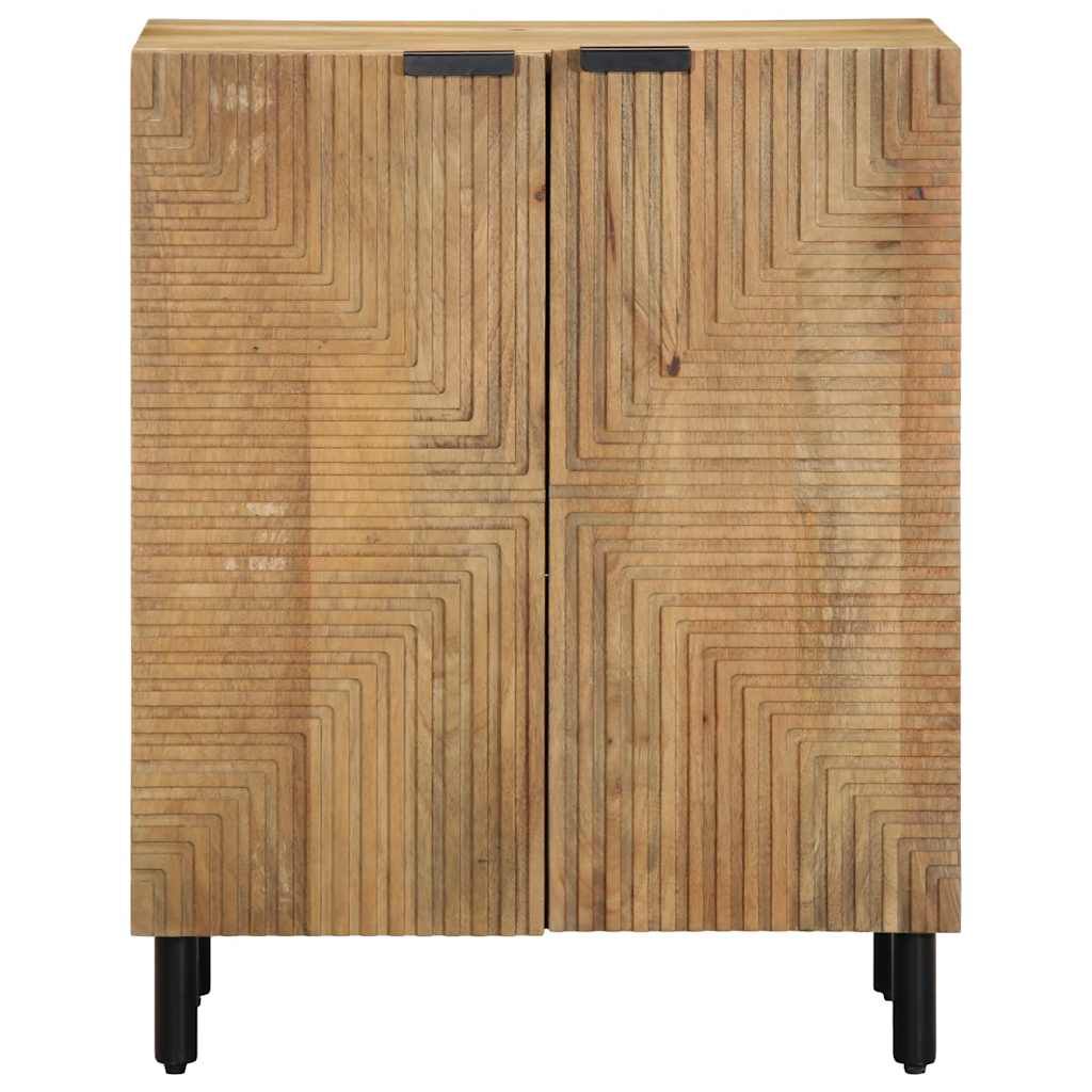 vidaXL Sideboard καφέ 60x33x75 cm μασίφ ξύλο Mango