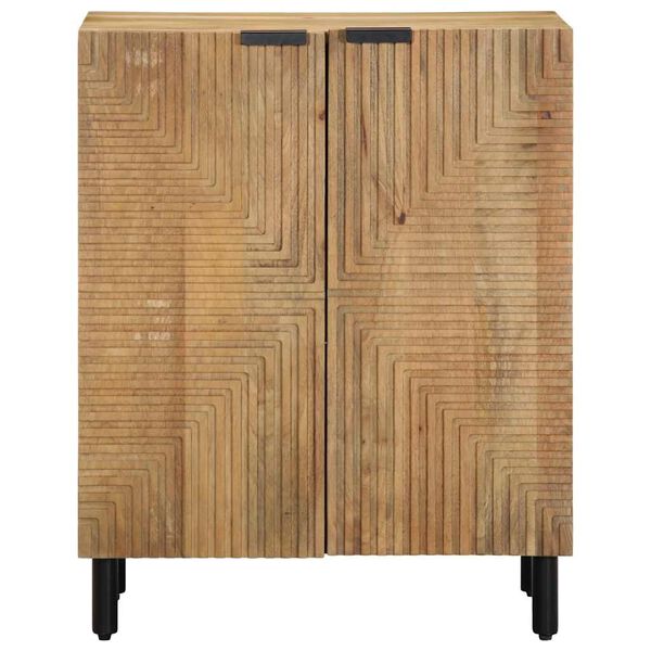 vidaXL Sideboard καφέ 60x33x75 cm μασίφ ξύλο Mango