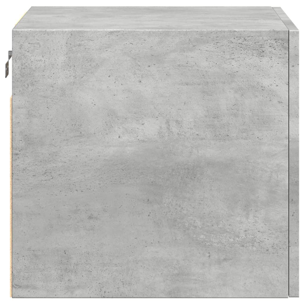 vidaXL Ντουλάπι Τοίχου Γκρι Σκυρ. 45x42,5x40 εκ. Επεξεργασμένο Ξύλο