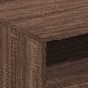 vidaXL Τραπεζάκι Σαλονιού με Φώτα LED Καφέ Δρυς 50x49x40 εκ.