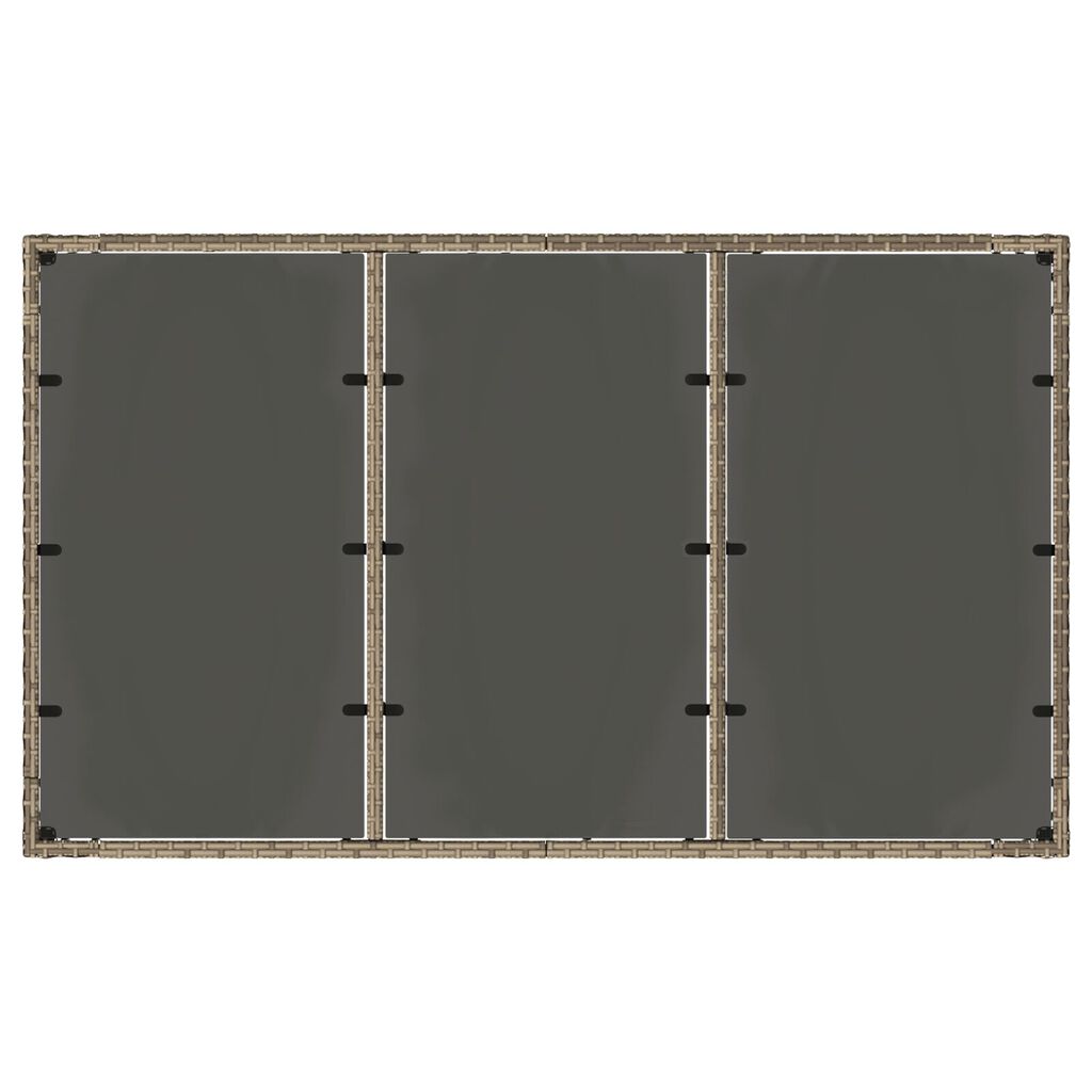 vidaXL Σέτ φαγητού για κήπο 5 pcs Γκρι 150 x 90 x 75 cm