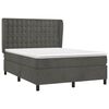 vidaXL &Kappa;&rho;&epsilon;&beta;ά&tau;&iota; Boxspring &mu;&epsilon; &Sigma;&tau;&rho;ώ&mu;&alpha; &Sigma;&kappa;&omicron;ύ&rho;&omicron; &Gamma;&kappa;&rho;&iota; 140x190 &epsilon;&kappa;. &Beta;&epsilon;&lambda;&omicron;ύ&delta;&iota;&nu;&omicron;