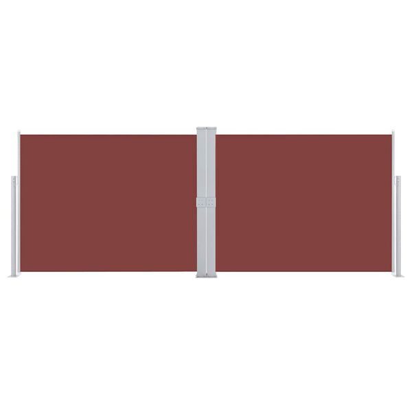 vidaXL Σκίαστρο Πλαϊνό Συρόμενο Καφέ 140 x 1000 εκ.