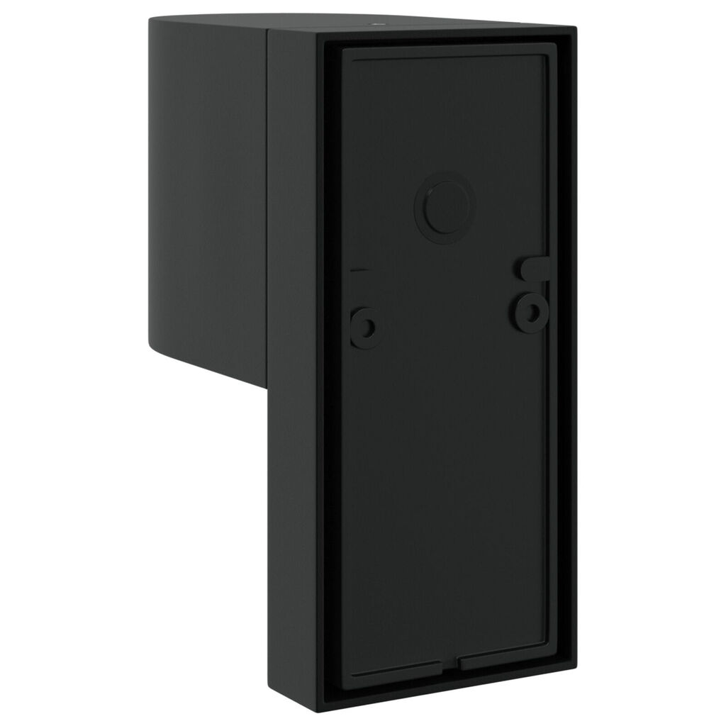 vidaXL Εξωτερικά Φωτιστικά Τοίχου 2 pcs Μαύρο 12 x 7 x 15 εκ.