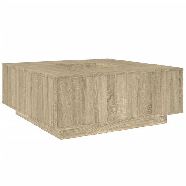 vidaXL Τραπεζάκι Σαλονιού Sonoma Δρυς 100x100x40 εκ Επεξεργασμένο Ξύλο