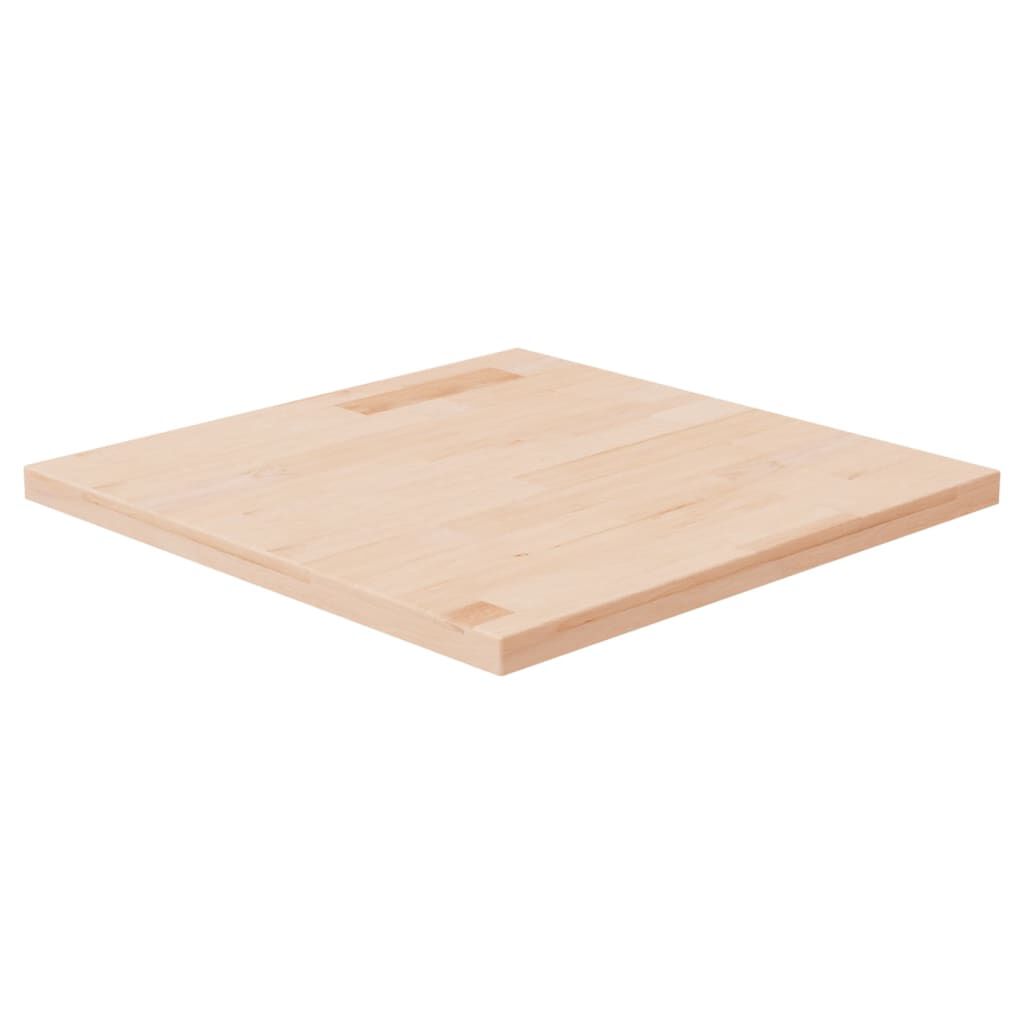 vidaXL Επιφάνεια Τραπεζιού Τετράγωνη 50x50x2,5 εκ. Μασίφ Ξύλο Δρυς