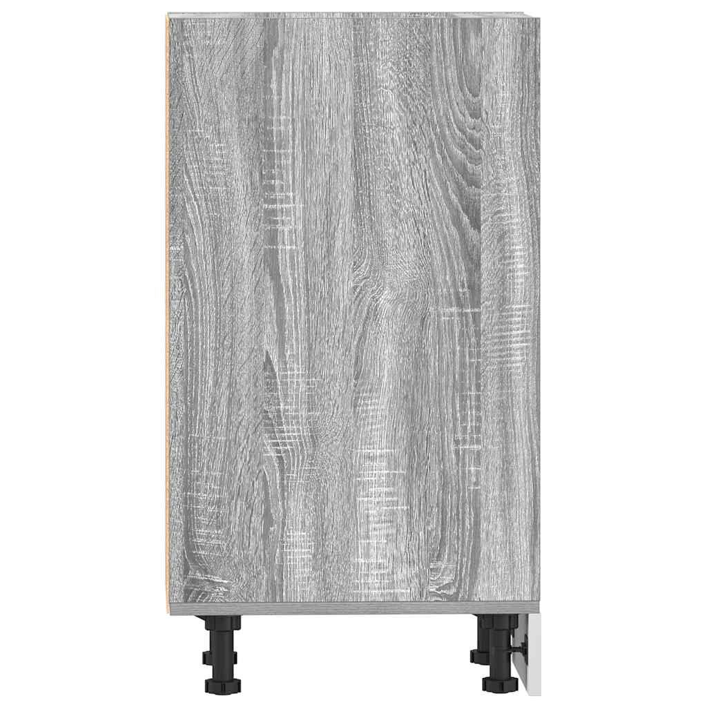 vidaXL Ντουλάπι κάτω μέρος Riga Γκρι sonoma 20x44,5x81,5 cm