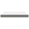 vidaXL Στρώμα με Pocket Springs Σκούρο Γκρι 180x200x20 εκ. Υφασμάτινο