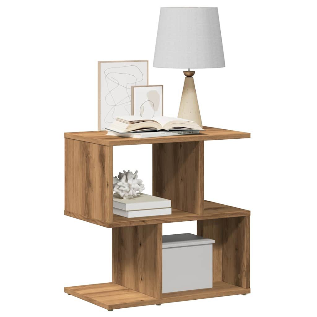 vidaXL Κομοδίνα 2 τεμ Artisan Oak 50x30x51,5 cm Κατασκευασμένο ξύλο