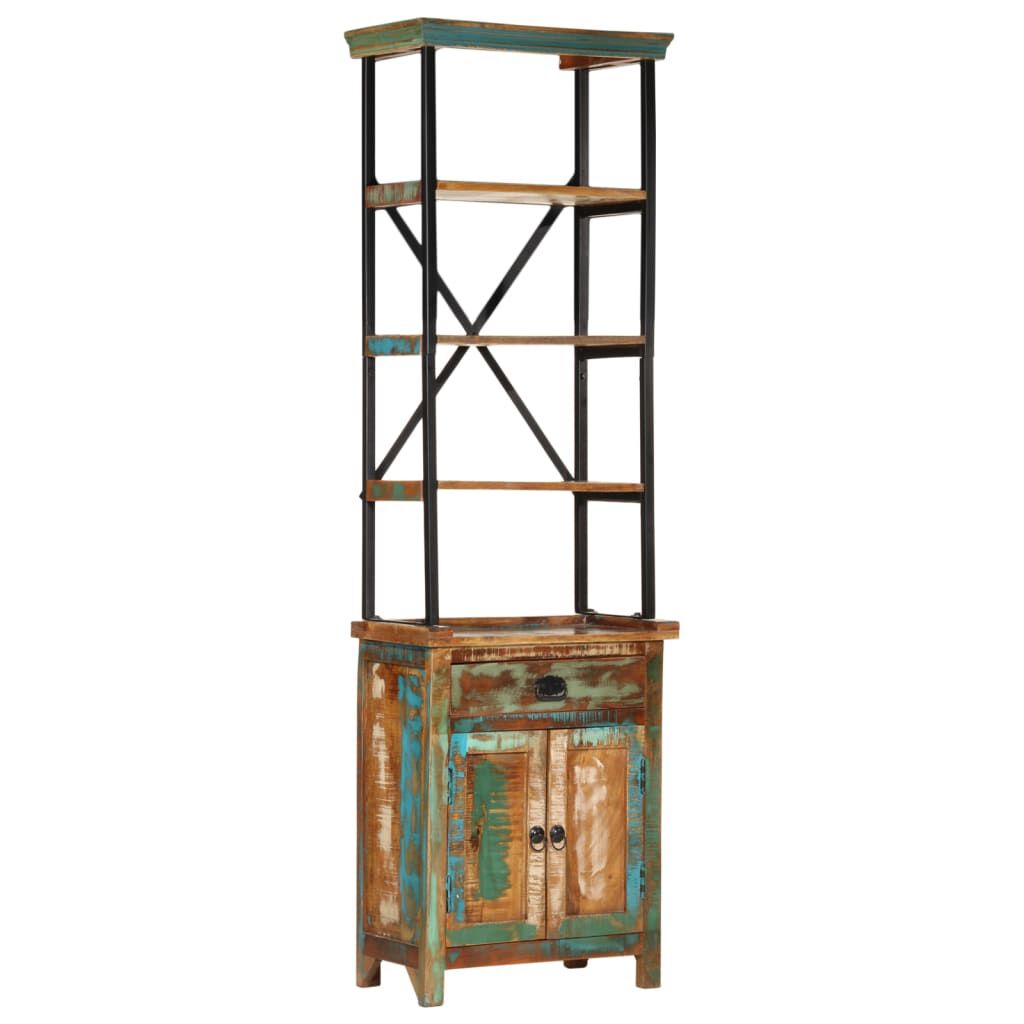 vidaXL Ντουλάπι Ψηλό 55x30x180 εκ. από Μασίφ Ανακυκλωμένο Ξύλο